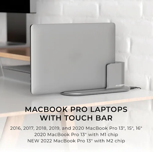Vista 3 de HumanCentric DockBook solo para Touch Bar MacBook Pro, compatible con Touch Bar MacBook Pro 2016-2020 y 2022, barra táctil imprescindible, no es