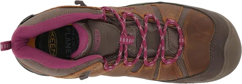 Vista 5 de KEEN Botas de senderismo impermeables Circadia de altura media para mujer Acero GrisAzul Nube