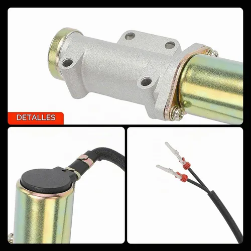 Vista 9 de Válvula de control de aire en ralentí de inyección de combustible A-Premium Compatible con Nissan D21 1990-1994, Pickup 1995-1997 2.4L, Reemplazo#