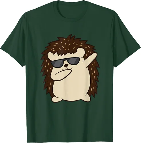 Vista 67 de Dabbing Hedgehog Funny Hedgehog Camiseta S