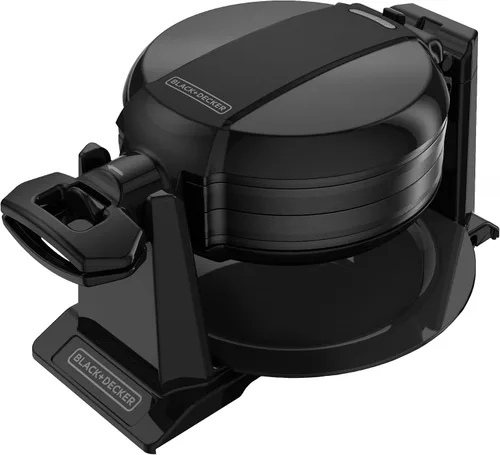 Vista 9 de BLACK+DECKER Máquina de gofres giratoria, negro, WMD200B, (paquete de 2)