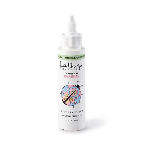 Vista 5 de Ladibugs Baby Care - Kit de remedio para cuna de 2 pasos, 3 onzas, incluye suero de cuna y peine de dientes finos, elimina eficazmente escamas