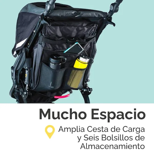 Vista 4 de BOB Gear Revolution Flex 3.0 - Cochecito para correr, color negro grafito Versatile Jogger Stroller; All Terrain Stroller With Mountain-Bike