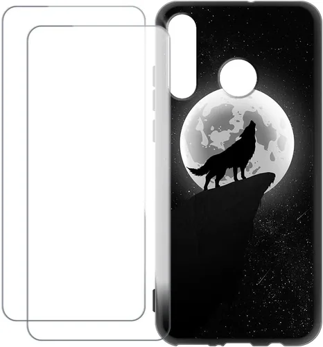 Vista 11 de Funda compatible con Huawei P30 Lite 2020 con 2 protectores de pantalla de vidrio templado, a prueba de golpes, resistente a los arañazos