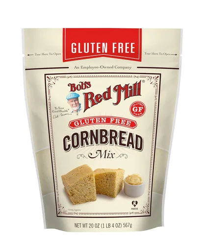 Vista 4 de Bob's Red Mill Mezcla de pan de maíz sin gluten, 20 onzas