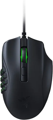 Vista 3 de Razer Ratón para juegos Naga Trinity: sensor óptico de 16,000 DPI - Iluminación Chroma RGB - Placa lateral intercambiable con configuraciones de 2