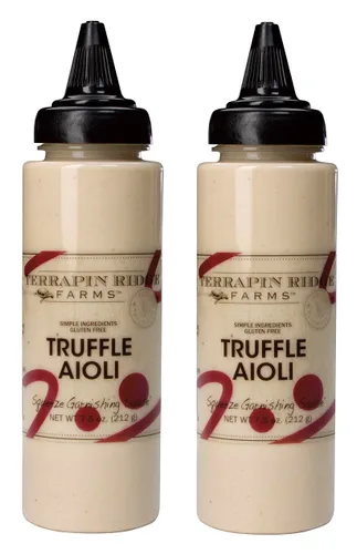 Vista 6 de Terrapin Ridge Farms - Aioli de trufa – Aioli gourmet para sándwiches, papas fritas, verduras asadas y más – Botella exprimible de 7.5 onzas