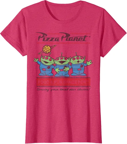 Vista 6 de Disney Pixar Toy Story Pizza Planet Aliens Camiseta