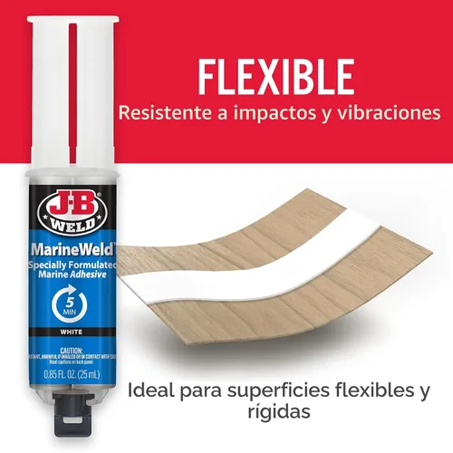 Vista 5 de J-B Weld 8272 MarineWeld Epoxi Marino - 2oz.
