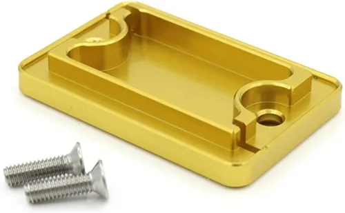 Vista 3 de Piezas de motocicleta para Yamaha XT660R 2004-2014 Tapa de la cubierta del depósito del líquido de frenos delanteros (color : dorado)