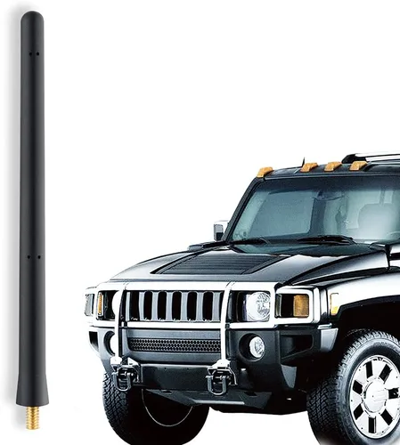 Vista 9 de Antena corta de radio de coche de 7.6 pulgadas, antena de goma flexible en espiral de 7.7 in, repuesto para radio de automóvil FM/AM, compatible