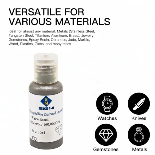 Vista 3 de Suspensión de emulsión de polidiamante SIGNI de 1 micrón, 1.0 fl oz (grano 16,000)