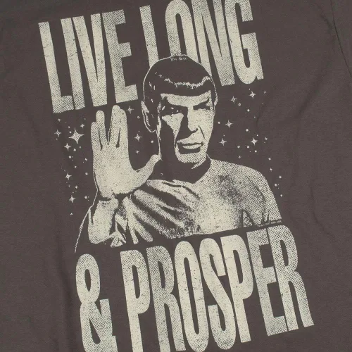Vista 5 de Popfunk Star Trek Spock Live Long and Prosper T Shirt & Stickers