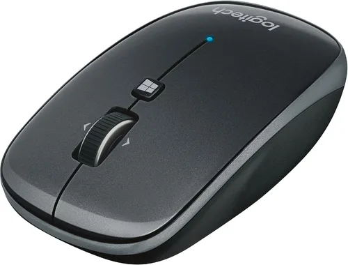 Vista 3 de Mouse M557 con Bluetooth para computadora, de Logitech , Gris