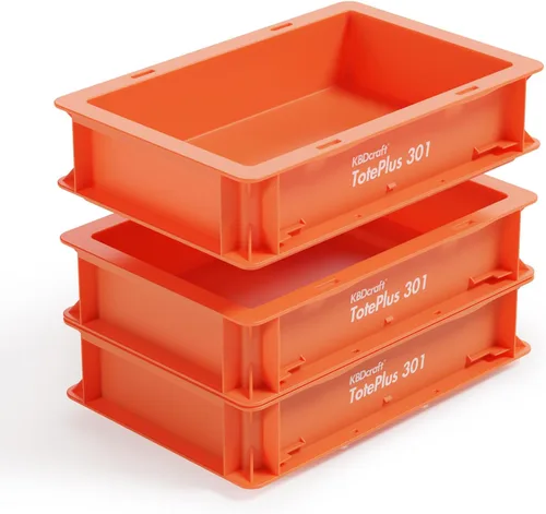 Vista 12 de Contenedor de almacenamiento apilable, caja organizadora de plástico resistente y bandeja con paredes rectas, pequeñas bolsas de plástico para Negro