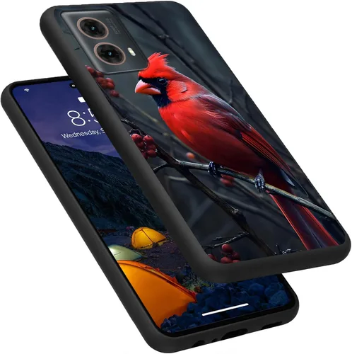 Vista 62 de Funda para Motorola Moto G Play 4G 2024, delgada y ligera, de silicona de TPU suave, color negro, ultrafina, para Motorola Moto G Play 4G 2024, Art
