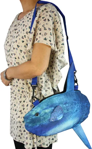 Vista 2 de Pealra Ocean Sun Fish Bag, Azul, Ocean Sun Fish Bag
