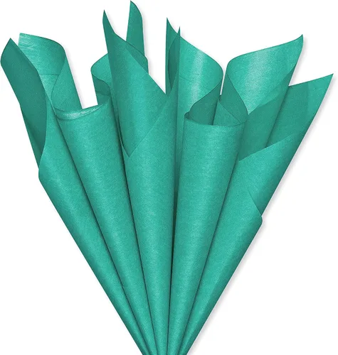 Vista 2 de Papyrus 8 hojas de papel de seda verde azulado para regalos, decoraciones, manualidades, bricolaje y más