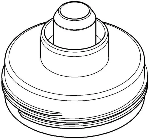 Vista 3 de GROHE Adaptador de cartucho de limpieza azul 40694000