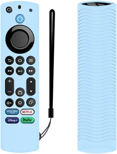 Vista 13 de Funda para control remoto por voz compatible con Insignia Firetv Omni Negro