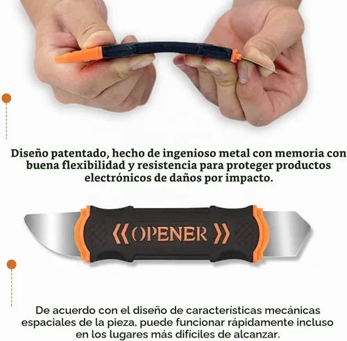 Vista 7 de Showpin - Alicates de apertura con ventosa para reparación de pantalla LCD de teléfonos inteligentes, herramienta de reparación de iPhone 3 en 1