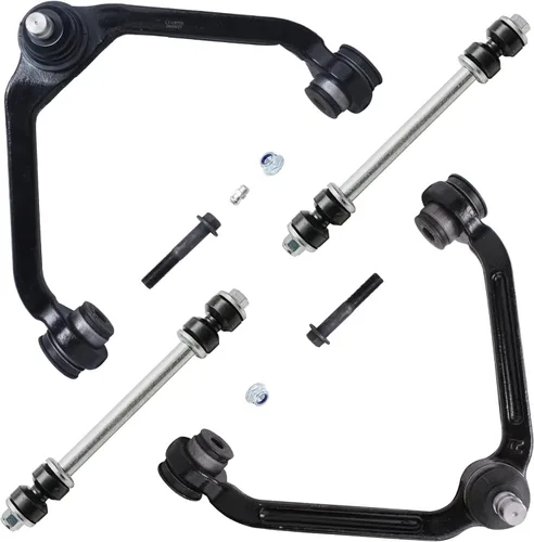 Vista 99 de Detroit Axle - Barras estabilizadoras de brazos de control delanteros 4WD para Ford 2005-2008 F-150 Lincoln Mark LT, 2 brazos de control superiores