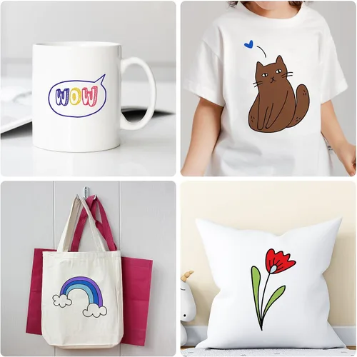 Vista 7 de Paquete de 12 bolígrafos infusibles compatibles con Cricut Maker 3/Maker 4/Maker/Explore 3/4/5/Air 2/Air, juego de bolígrafos de tinta