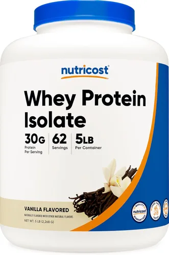 Vista 14 de Nutricost Polvo aislado de proteína de suero (masa de pastel, 2 libras)