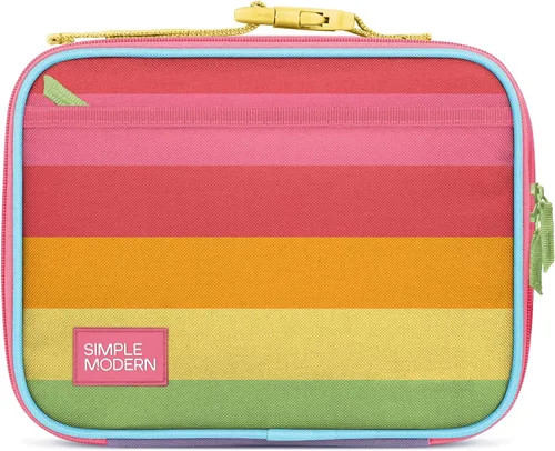 Vista 56 de Simple Modern Fiambrera para niños y bolsa de almuerzo aislada para la Campos de unicornio