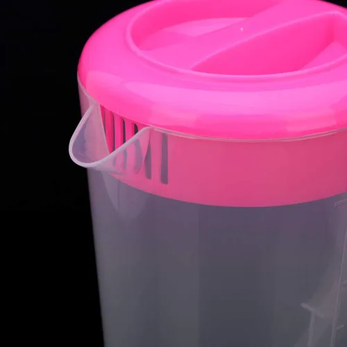 Vista 3 de Aislor Jarra plástica del galón que cola, apta para lavavajillas Rosa 67.6 fl oz
