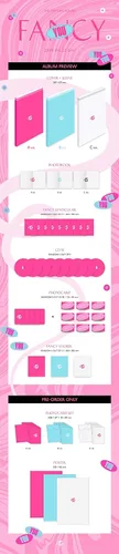 Vista 2 de Twice Fancy You 7 Mini Álbum A Ver CDPhotoBook1p Fancy Lenticular5p PhotoCard1p Fancy StickerPre-OrderTracking K-POP Sealed