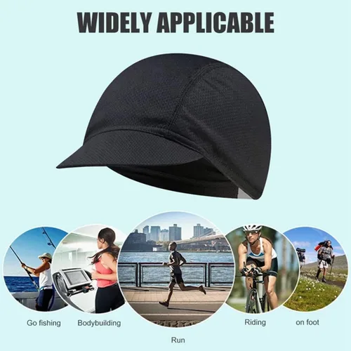Vista 5 de Gorra de ciclismo para hombres y mujeres casco interior de bicicleta para correr