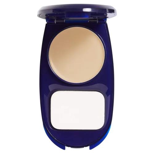 Vista 2 de CoverGirl Aquasmooth - Base de maquillaje compacta SPF 20, color beige pulido 725, 0.4 onzas # 725 Buff Beige