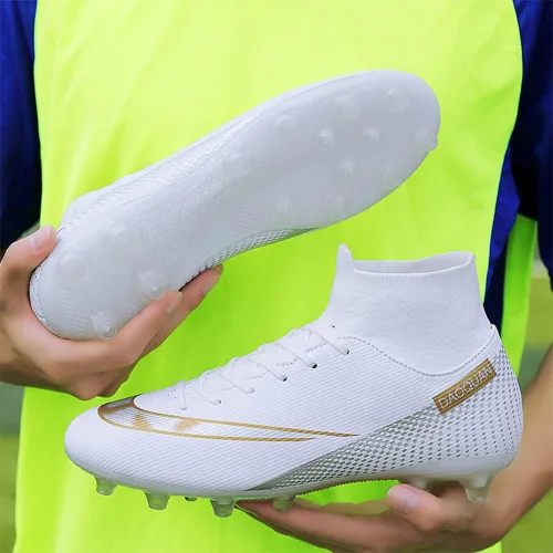 Vista 6 de Giom Tacos de fútbol para la Copa Mundial, zapatos de fútbol para hombre, zapatos deportivos cómodos para adultos, atléticos