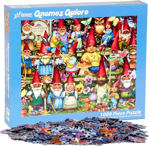 Vista 3 de Gnomes Galore - Rompecabezas de 1000 piezas