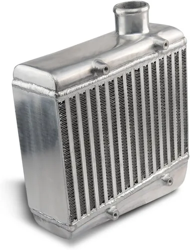 Vista 5 de Kit de refrigeración intercooler de aluminio mejorado con pernos de montaje lateral dual compatible con Nissan 300ZX Twin Turbo 1990-1996