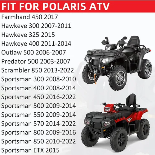 Vista 2 de Pastillas de Freno Delantero Trasero Sinterizado para Sportsman 300/400/450/500/550/570/800/850/ETX Scrambler 850 Predator Outlaw 500 Hawkeye