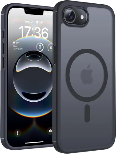 Vista 92 de TOCOL Funda para iPhone 11, compatible con Magsafe, protección completa de cámara, imanes integrados, protección contra caídas, funda translúcida