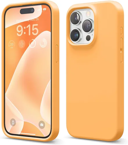 Vista 7 de elago Compatible con Funda para iPhone 15 Pro, funda de silicona líquida, funda protectora de cuerpo completo, a prueba de golpes, funda delgada