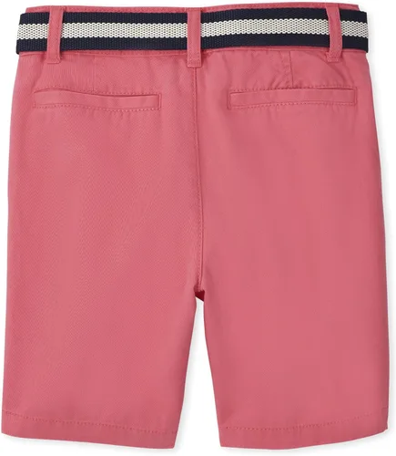 Vista 4 de The Children's Place Pantalones cortos chinos con cinturón para niños