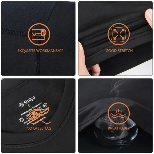 Vista 3 de SIMIYA Conjunto de ropa interior térmica para hombre, pantalones largos con forro polar