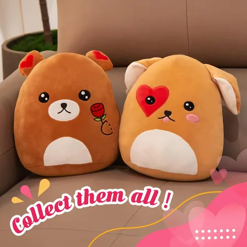 Vista 5 de Animales de peluche juguetes almohada oso lindo flor amor regalos 11