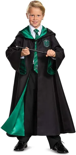 Vista 7 de Harry Potter Hogwarts - Bata clásica para niños, disfraz, accesorio