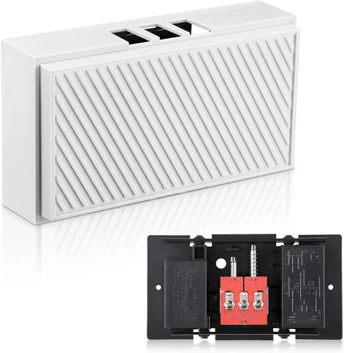 Vista 9 de Saillong Timbre de puerta con cable, 16 V 10 VA timbre de puerta delantera y trasera para pared del hogar, compatible con timbre y transformador