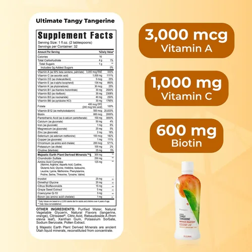 Vista 3 de Majestic Earth - Ultimate Tangy Tangerine - 32 onzas líquidas (el embalaje puede variar)