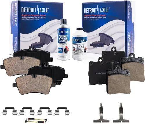 Vista 84 de Detroit Axle - Pastillas de Freno Delantero Izquierdo Reemplazo de Pinza de Disco para Ford Fusion Mazda 6 Lincoln MKZ Mercury Milan 2006-2012