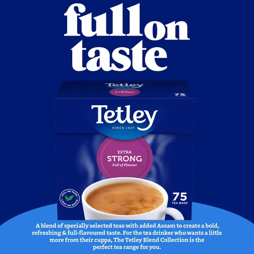 Vista 3 de Tetley Extra Strong Tea Bags 75S 237G