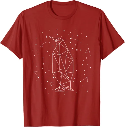 Vista 69 de Sternbild Penguin Constellation Emperor Sea Bird Penguin Camiseta Negro