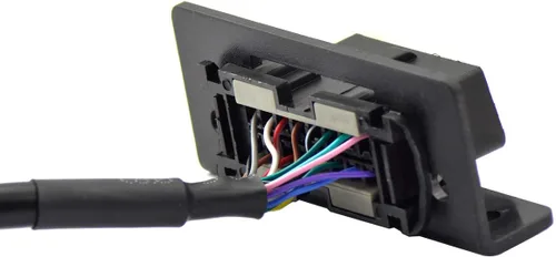 Vista 5 de iKKEGOL OBD2 OBD II Full 16 Pin Splitter Y Cable abierto J1962 1 macho a 2 hembra Conector Soporte de montaje debajo del salpicadero