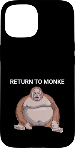 Vista 6 de Reject Humanity Return to Monkey Uh Oh Stinky Funny Monke Case for iPhone 17